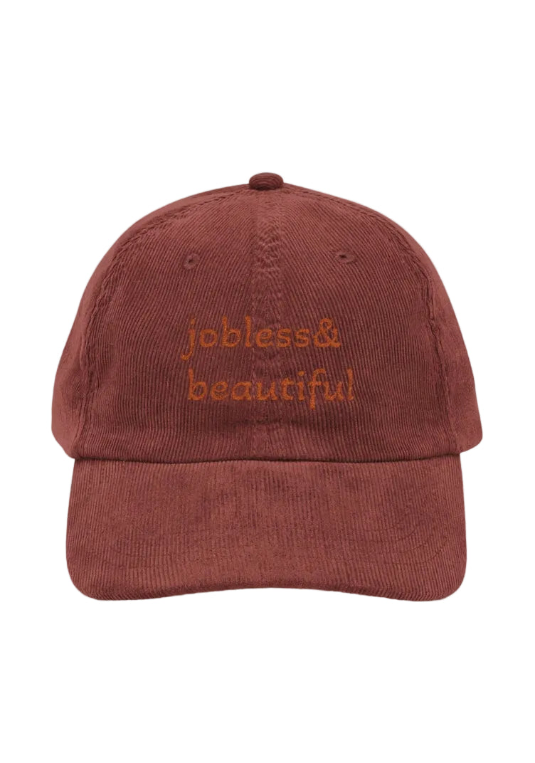 “jobless & beautiful” Vintage Corduroy Cap